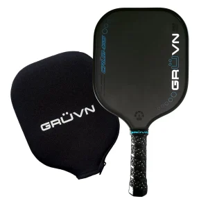 CRUZ-16S Pickleball Paddle Blue Stealth - Raw Carbon Fibre Wide Body